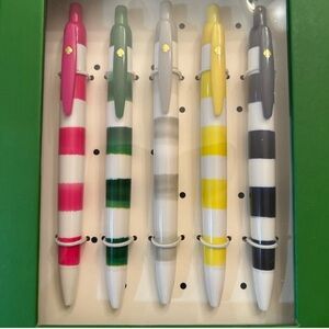 Kate Spade Rugby Stripe Pen Set
